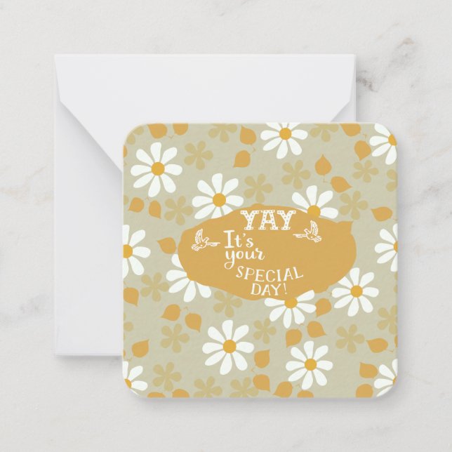 Special Day Wishes  Card (Front)