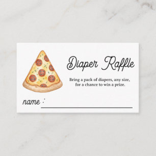 Special Delivery Baby Shower Diaper Raffle Enclosure Card