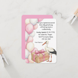 Special Delivery Baby Shower Digital Download Invitation