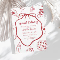 Special Delivery baby shower with Italian Pizza 