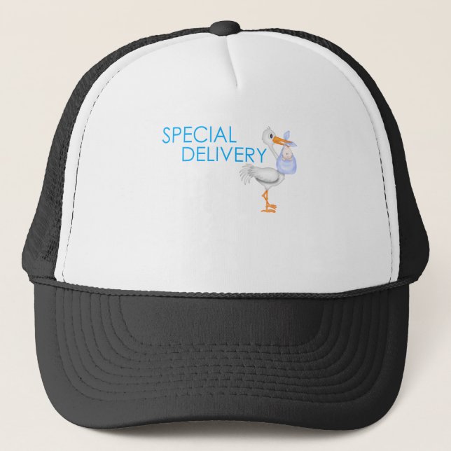 SPECIAL DELIVERY BOY.png Trucker Hat (Front)