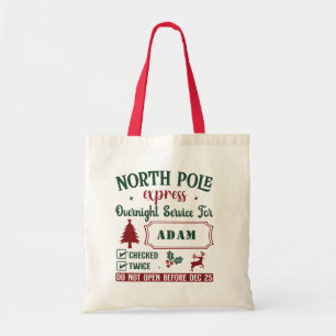 Special Delivery Christmas Santa Sack Tote Bag