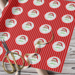 Special Delivery Ethnic Santa North Pole Child    Wrapping Paper