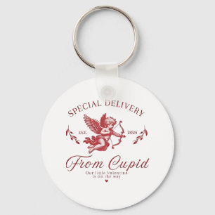 Special Delivery from Cupid Valentine Pregnant Mum Key Ring