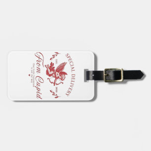 Special Delivery from Cupid Valentine Pregnant Mum Luggage Tag