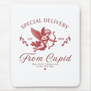 Special Delivery from Cupid Valentine Pregnant Mum Mouse Pad