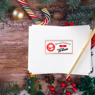 Special delivery from santa Christmas gift Label