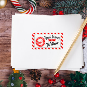 Special delivery from santa Christmas gift  Label