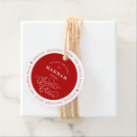 Special Delivery From Santa Christmas Name Tag<br><div class="desc">We are always adding new designs daily!</div>