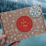 Special Delivery From Santa North Pole Christmas Classic Round Sticker<br><div class="desc">These stickers are perfect for using as labels on Christmas cards & gifts and the festive design can be easily personalised with a recipient name. Please note: these stickers are only for people on Santa's nice list and should not be given to anyone on Santa's naughty list ;-)</div>
