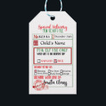 Special Delivery - Gift Tags from Santa - North<br><div class="desc">Add your custom wording to this design by using the "Edit this design template" boxes on the right hand side of the item, or click the blue "Customise it" button to arrange the text, change the fonts and colours and to also add additional information or images to this design. ****For...</div>