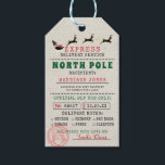 Special Delivery | Gift Tags from Santa North Pole<br><div class="desc">To give the holidays a more official feel, use Santa's Special Delivery Gift Tags from the North Pole. Add your custom wording to this design by using the "Edit this design template" boxes on the right hand side of the item, or click the blue "Customise it" button to arrange the...</div>
