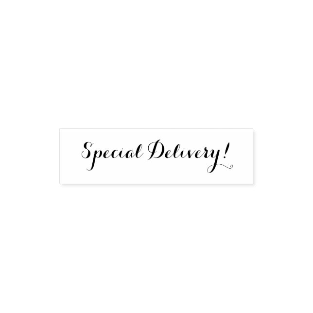 Special Delivery Hand Stamper | Customised Self-inking Stamp (Design)