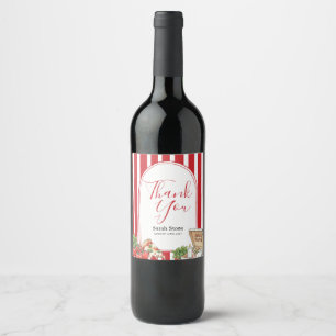 Special Delivery Italian Baby Shower  Wine Label
