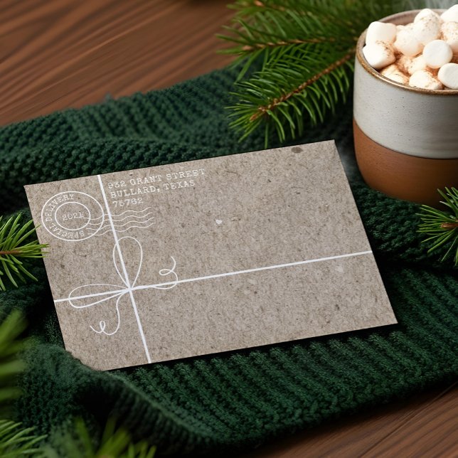 Special Delivery Kraft Paper Parcel Family Address Envelope (Special Delivery Kraft Paper Parcel Family Address Envelope)