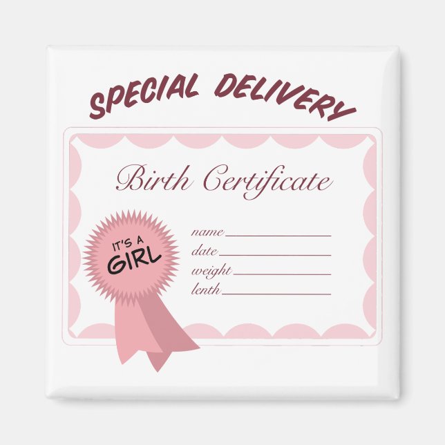 Special Delivery Magnet (Front)