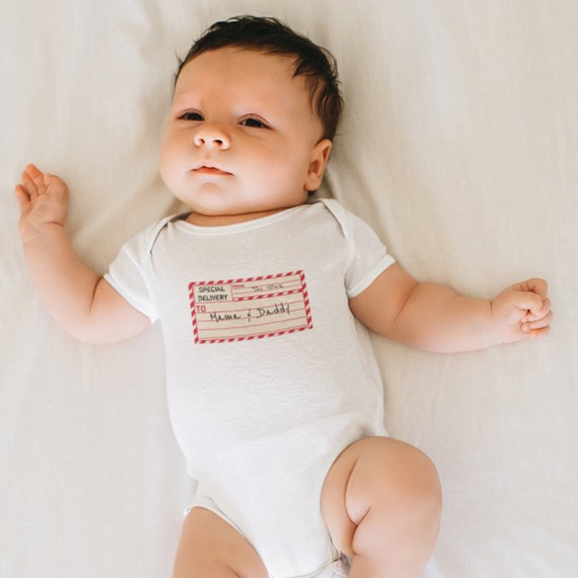 Special Delivery Personalised Baby Bodysuit (Creator Uploaded)