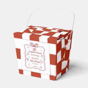 Special Delivery Pizza Baby Shower Party Favour Box