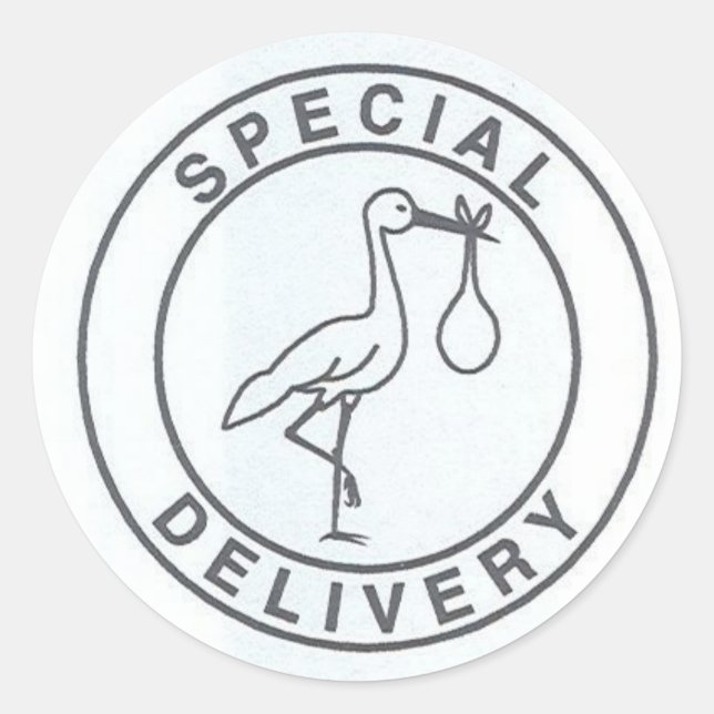 Special Delivery Sticker (Front)