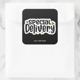 Special delivery sticker