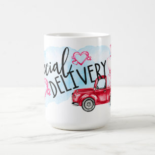 Special Delivery Valentine Truck Coffee Mug