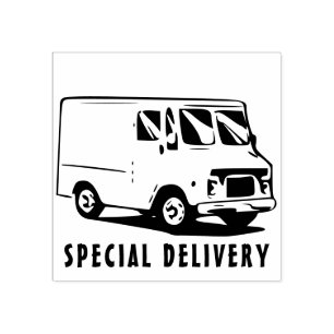 special delivery Van Rubber Stamp