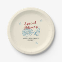 Special Delivery Vintage Pizza Baby Shower