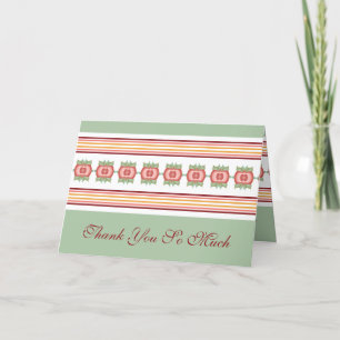 Special Designed Personalised Thank You Card