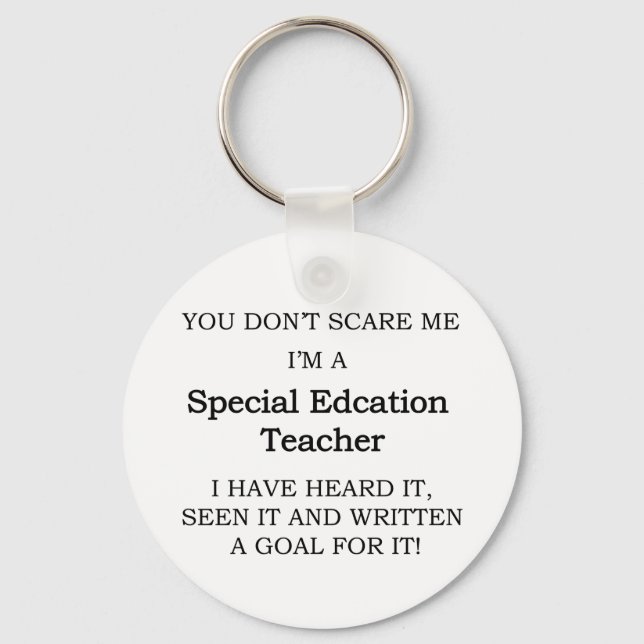 Special Ed. Teacher Key Ring (Front)