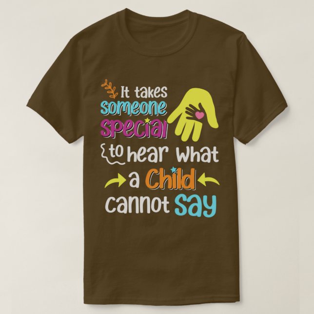 Special Ed Teacher Paraprofessional Gift T-Shirt (Design Front)