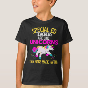 Special Ed Teachers Unicorn , Magical Unicorn T-Shirt