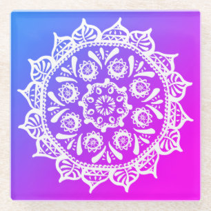 Special Edition Brosya Mandala Glass Coaster