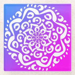 Special Edition Kylgh Mandala Glass Coaster