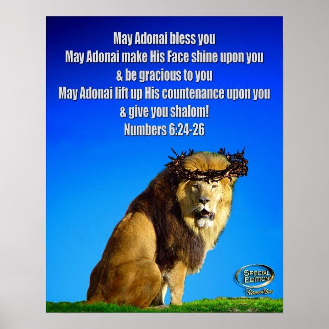 Special Edition Priestly Blessing Poster (Front)