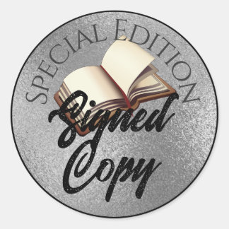 Special Edition Signed Copy Silver 2 Classic Round Sticker
