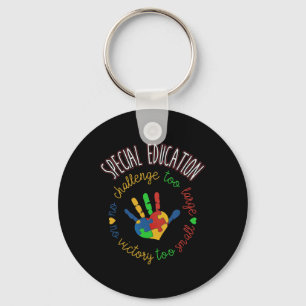 Special Education and Autism Awareness Teacher Key Ring