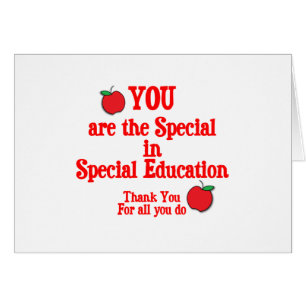 Special Education Appreciation