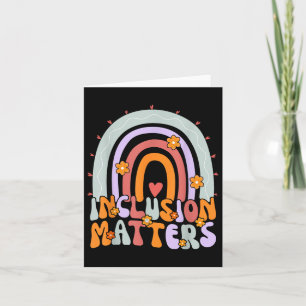 Special Education Autism Awareness Teacher Inclusi Card