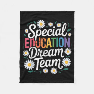 Special Education Dream Team Back to School SPED Fleece Blanket
