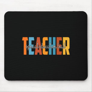 Special Education Lead Teacher Autumn Love Fall Th Mouse Pad