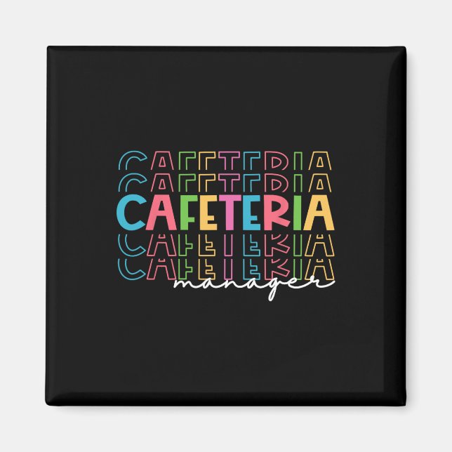 Special Education Sped School Support Team Cafeter Magnet (Front)