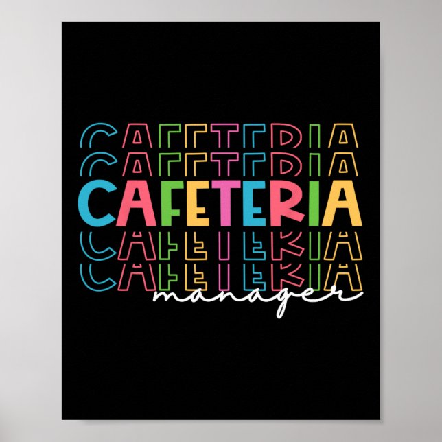 Special Education Sped School Support Team Cafeter Poster (Front)