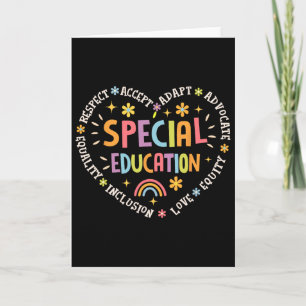 Special Education Squad Dream Team Sped Teacher Ap Card