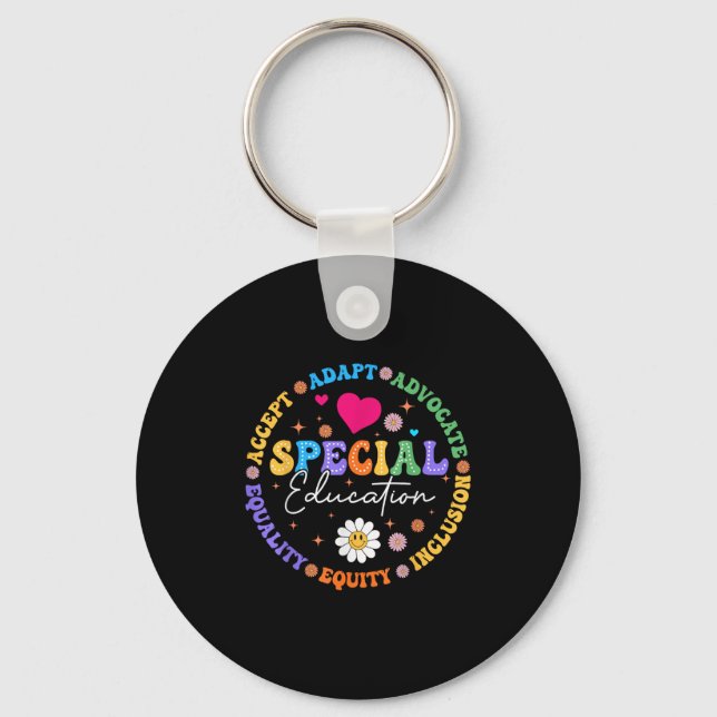 Special Education Squad Dream Team Sped Teacher Ap Key Ring (Front)