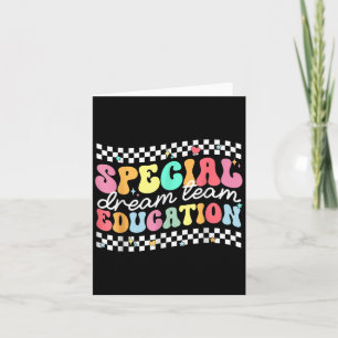 Special Education Squad Dream Team Sped Teacher Ki Card