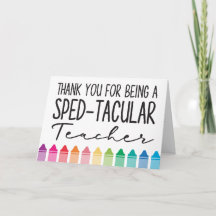 Special Education Teacher Appreciation SPED