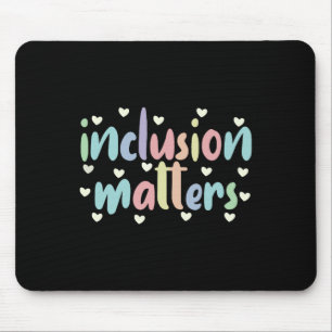 Special Education Teacher Autism Awareness Inclusi Mouse Pad