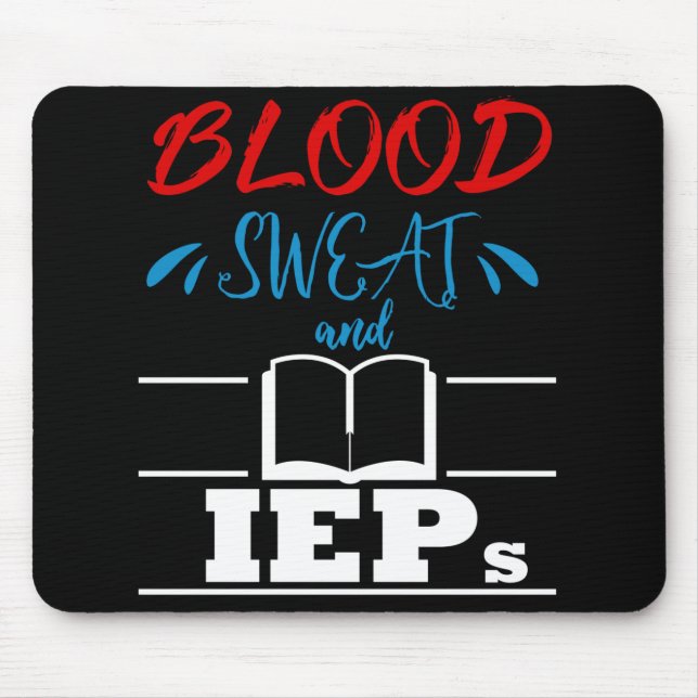 Special Education Teacher Autism IEP Funny Gift Mouse Pad (Front)