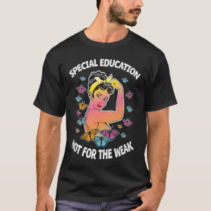 Special Education Teacher Butterfly Proud Coworker T-Shirt