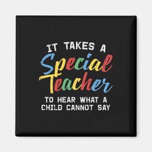 Special Education Teacher Cute Autism Awareness Gi Magnet